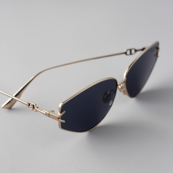 BRAND NEW SUNGLASSES DIOR, METAL 100%, color GOLD main image 2